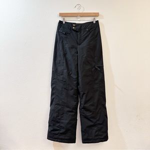 NILS Sportswear Insulated Soft Shell Ski Snow Pants Black Size 8